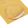 Self Adhesive Gold Foil Embossed Stickers DIY-WH0211-060-4
