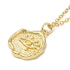 Brass Pendants Necklaces for Women NJEW-B092-05G-2