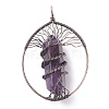 Natural Amethyst Big Pendants G-F702-02R-B-2