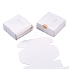 Marble Pattern Foldable Creative Kraft Paper Box CON-CJ0001-05-4