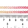 Gradient Color Baking Paint Glass Bead Strands LS-DGLA-A039-T4mm-A02-5
