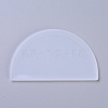 DIY Semicircle Ruler Silicone Molds DIY-G010-69-1