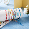 Gradient Color Round 6-Ply Waxed Polyester Cord YC-TAC0003-01B-12