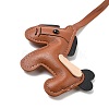 Horse PU Leather Pendant Decorations HJEW-A012-01A-3