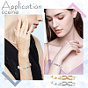 10Pcs 2 Colors Bowknot Rack Plating Brass Clear Cubic Zirconia Watch Band Clasps ZIRC-DC0001-09-7