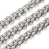 304 Stainless Steel Woven Link Chains CHS-S012-02P-1