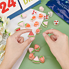40Pcs 10 Style Transparent Enamel Acrylic Beads TACR-SC0001-09B-4