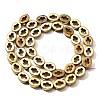 Electroplated Synthetic Non-magnetic Hematite Beads Strands G-L613-Z01-02E-2
