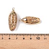 Natural Sea Shell Pendants SSHEL-N038-30B-3