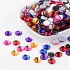 Imitation Taiwan Acrylic Rhinestone Flat Back Cabochons GACR-D002-10mm-M-1