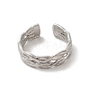 Non-Tarnish 201 Stainless Steel Finger Rings RJEW-H223-01P-10-3