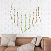 Artificial Hanging Eucalyptus Wall Decor AJEW-WH0258-899-6