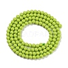 Synthetic Turquoise Beads Strands G-U004-02C-3