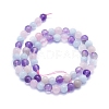 Natural Rose Quartz & Amethyst & Aquamarine Beads Strands G-E561-05-6mm-2
