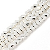 Electroplated Synthetic Non-Magnetic Hematite Beads Strands G-U003-08-1