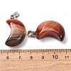 Natural Banded Agate Pendants G-F820-02L-04-3