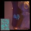 Luminous Removable Temporary Water Proof Tattoos Paper Stickers PW-WG10232-04-1