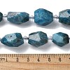 Natural Apatite Beads Strands G-H095-A04-01-4