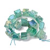 Electroplated Natural Quartz Beads Strands G-G767-02-18-4