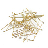 Brass Flat Head Pins KK-T032-093G-2
