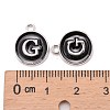 Platinum Plated Alloy Charms ENAM-S118-02G-P-3