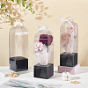 Transparent PVC Single Rose Flower Packaging Boxes ABAG-WH0045-32C-4