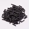 Glass Bugle Beads SEED-E001-12mm-49#-2