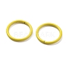 Spray Painted Iron Open Jump Rings X-IFIN-F149-B13-2