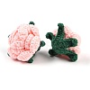 Cotton Knitting Artificial Flower DIY-P082-01F-2