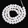 Dyed Natural White Jade Beads Strands G-T139-6mm-60-26-2