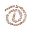 Natural Amethyst and Citrine Beads Strands G-D0002-D77-2