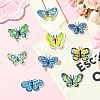 16Pcs 8 Styles Polyester Iron on Clothing Patches PATC-CJ0001-05-6