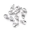 304 Stainless Steel Lobster Claw Clasps STAS-H353-C-02-2
