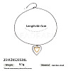Duo Tone 04 Stainless Steel Pendant Necklaces for Women WGB6C44-01-2