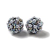 Polymer Clay Rhinestone Beads RGLA-D050-01-3