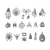 Halloween Theme Tibetan Style Alloy Pendants HAWE-PW0001-089-3