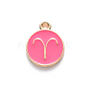 Alloy Enamel Pendants X-ENAM-S124-01B-03A-2