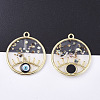 Epoxy Resin Pendants RESI-S365-76A-2