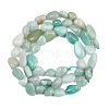 Natural Amazonite Nuggets Beads Strands G-J335-31B-3