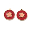 Ion Plating(IP) 304 Stainless Steel Pendants STAS-P339-07G-01-1