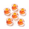 Transparent Acrylic European Beads TACR-P009-C01-09-1
