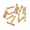 Ion Plating(IP) 304 Stainless Steel Connector Charms STAS-Q323-04A-G-1