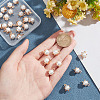 Shell Pearl Round Charms PALLOY-AB00020-3