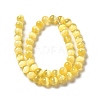 Natural Selenite Beads Strands G-P493-01F-3