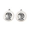 Rack Plating Alloy Pendant FIND-Q108-06AS-1
