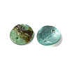 Spray Painted Natural Akoya Shell Connector Charms LS-BSHE-S304-17F-2