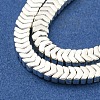 Electroplated Synthetic Non-Magnetic Hematite Beads Strands G-I360-W01-04-3