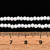 Electroplate Glass Beads Strands EGLA-A034-P1mm-B33-2