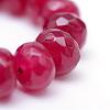 Natural White Jade Bead Strands G-R343-2x4-07-4