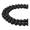 Natural Lava Rock Stone Bead Strands G-PH0028-8mm-04-8